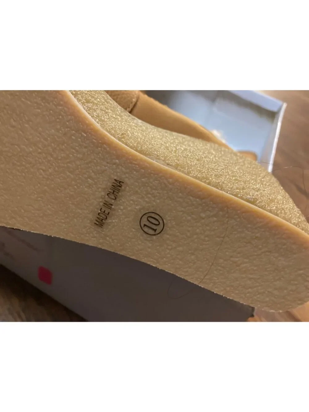 Charlotte Ronson Camel Wedge Boots Heels - Size 10 US - Brand New in Box - Picture 4 of 6